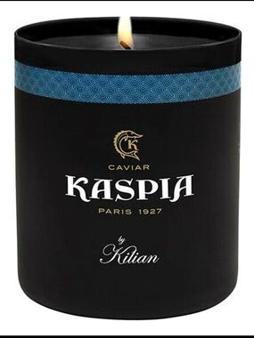 Kaspia Caviar Scented Candle by Kilian - Teal and Black sealed new
